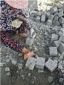 Sawn Cut G603 Grey Cubestone Paver for Walkway