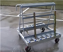 Big Slab Stone Display Stand With Wheel,Display Tool