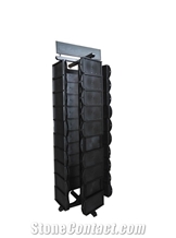 Mosaic Glass Tile Display Stand With Spin Panels