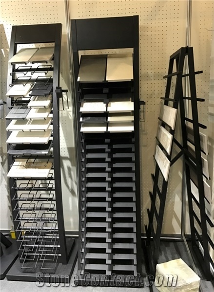 Quartz Stone Display Rack, Metal Display Stand