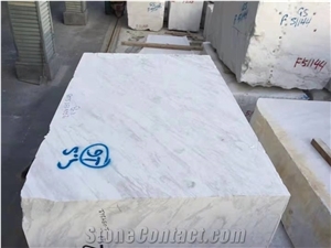 Greece Volakas White Marble Stone Blocks & Rocks