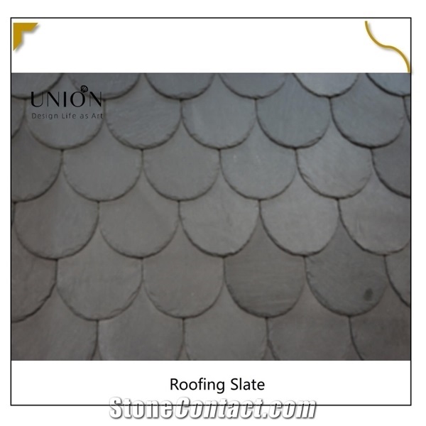 Cheap Building House Black Rectangular Roofing Slate Tiles