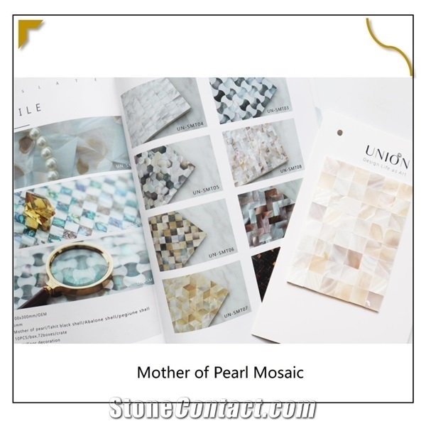 China White Natural Mother Of Pearl Shell Mosaic Tile Decor