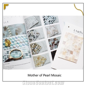 China White Natural Mother Of Pearl Shell Mosaic Tile Decor