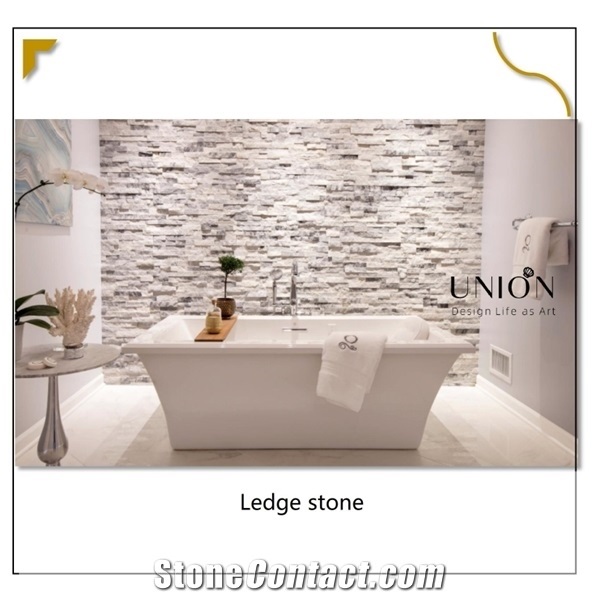 Cloudy Grey Ledger-Quartzite-Panels Veneer Stack Natural