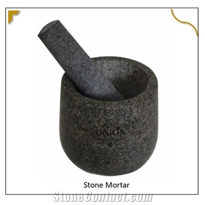 Kitchenware Pounder Spice Grinder Mortar and Pestle Black