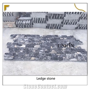 Midnight Limestone Z Shape Cladding Veneer-Cultured-Stone