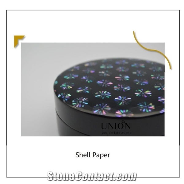Modern Style Green New Zealand Abalone Shell Paper Wrapping