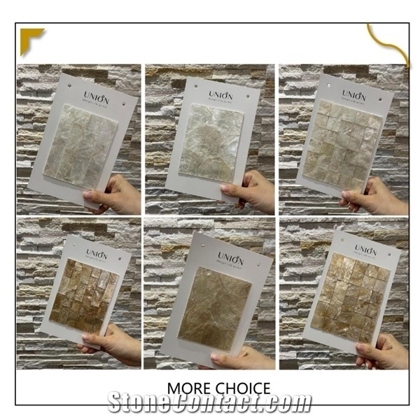 Mother Of Pearl Backgroud Wall Decoration for Hotel Decorat