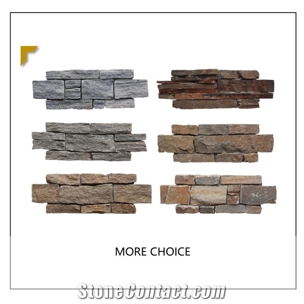 Natural Ledgestone Slate Wall Cladding Wall Veneer Exterior