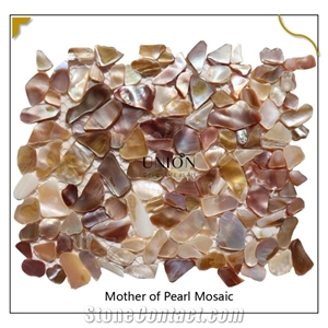 Natural Pebble Gravel Shell Mosaic Waterproof Hotel Wall Til
