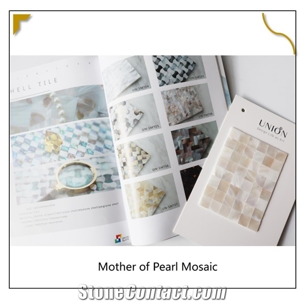Natural Shell Mosaic Sheet Kitchen Backsplash Tiles Designs