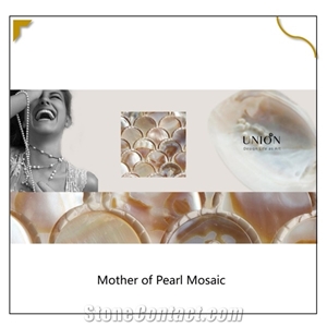 Oil Flower Fan-Shaped Fish Scale Shell Mosaic Brick Pieces