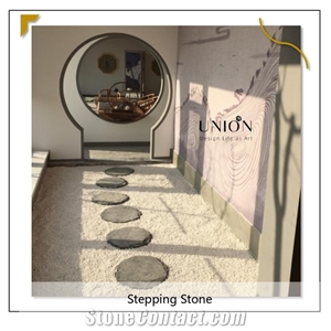 Railroad Round Slate Garden Landscaping Stepping Stone
