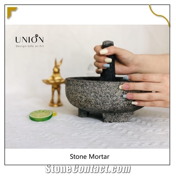 Salt Grinder Grainte Mortar and Pestle Set/Spice Grinder