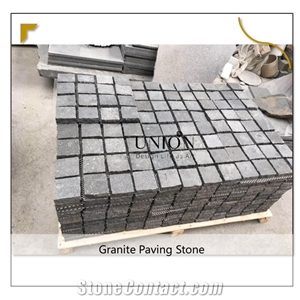 Silver Grey Granite Cubes Stone for Driveway&Walkway Floor