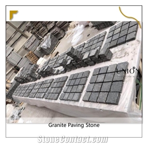 Silver Grey Granite Cubes Stone for Driveway&Walkway Floor