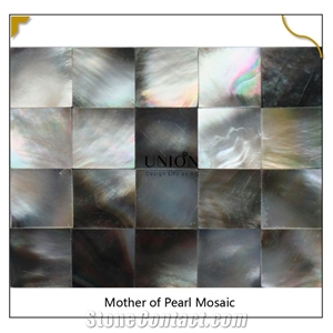 Tahiti Black Pearl Shell Mosaic Backsplash Kitchen Wall Tile