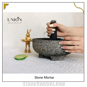 White Grey Marble Mortar and Pestle/Garlic Grinder/Kitchen Accessories