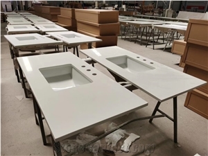 Bianco Carrara White Marble Vanity Tops Marble Bath Tops