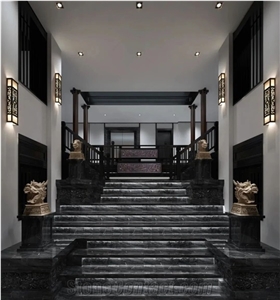 Grey Marble Steps Marble Stairs Treads,Marble Threshold