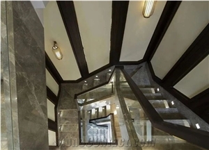 Grey Marble Steps Marble Stairs Treads,Marble Threshold