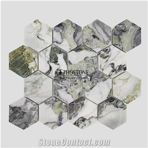 Ice Jade Marble Mosaic, Ice Jade Tile