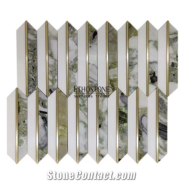 Ice Jade Marble Mosaic, Ice Jade Tile