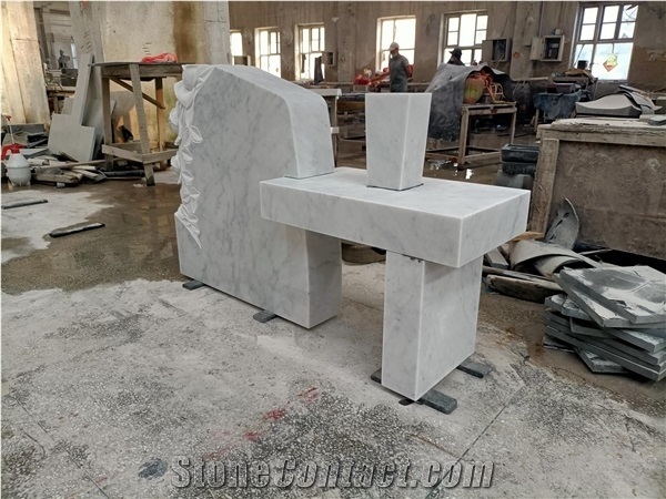 Deep Half Serp with 3 Sculptured Roses Sculpture (80 Grit Finish)
