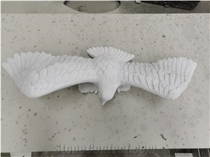 Flying Falcon Sculpture (80 Grit+Sandblast)