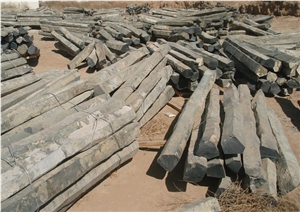 Basalt Pillar. Lava Stone, Pillar, Fence