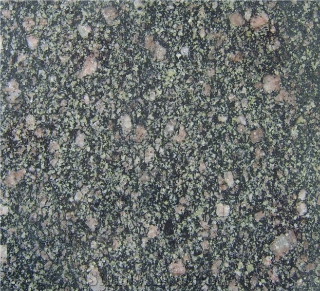 Peacock Green Granite Slab & Tile, China Green Granite