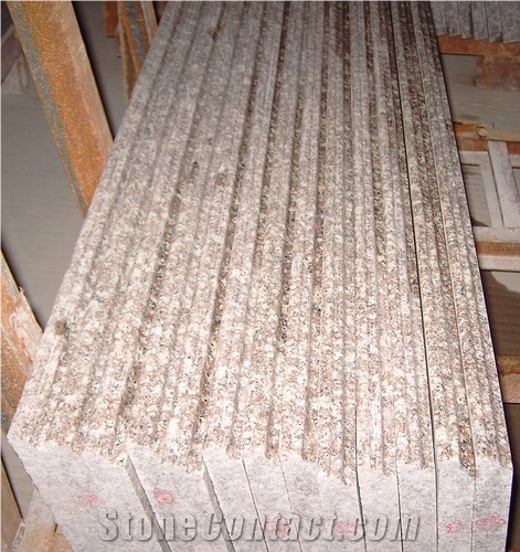 Pink Granite Stairs
