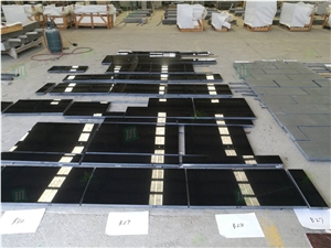 Absolute Black Hebei Black Granite Tiles Floor and Wall