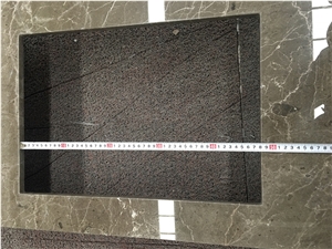 Amber Grey Marble Vanity Top Countertop for Bathroom