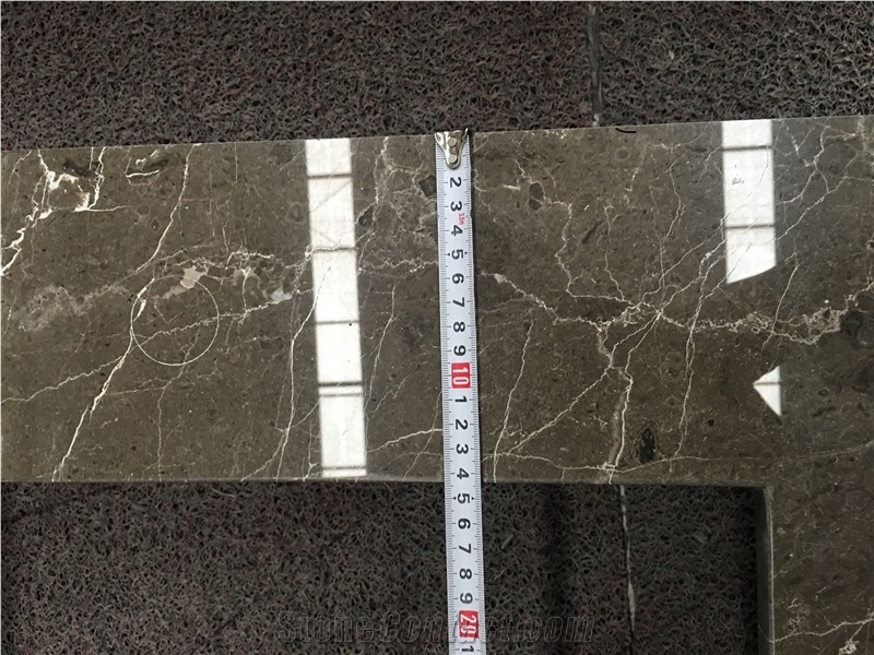 Amber Grey Marble Vanity Top Countertop for Bathroom