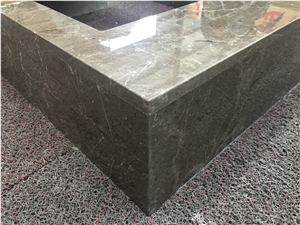 Amber Grey Marble Vanity Top Countertop for Bathroom