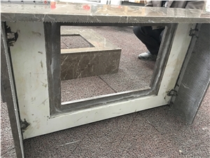 Amber Grey Marble Vanity Top Countertop for Bathroom