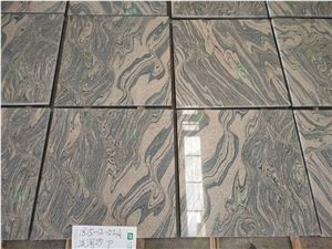 China Juparana Grey Granite Floor Covering Tiles