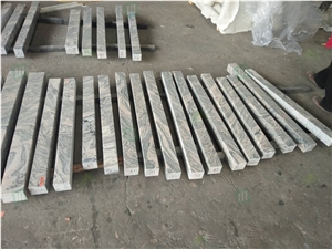 China Juparana Grey Granite Floor Tiles Wave Granite