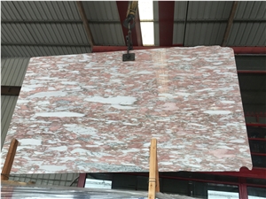 Customized Norway Pink Marble for Vanity Top for Interior Dec