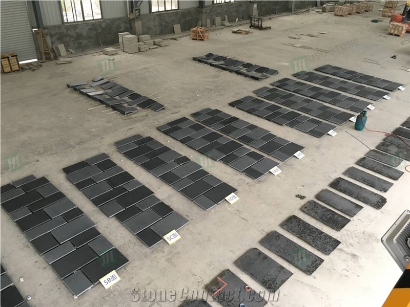 G654 and New Zimbabwe Black Granite Floor Tiles