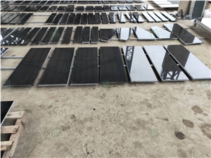 Hebei Black Granite Floor Cladding Wall Covering Tiles