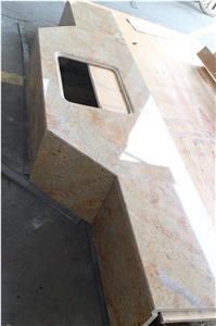 Kashmir Gold Granite Countertops & Vanity Tops for Hotel Dec