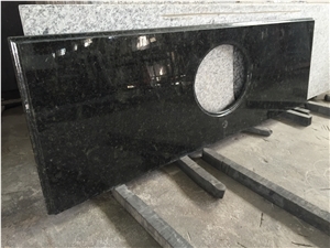 Natural Stone Granite Verde Ubatuba Customized Vanity Tops