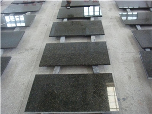 Natural Stone Granite Verde Ubatuba Customized Vanity Tops