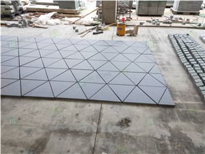 New Zimbabwe Black Granite Triangle Shape Floor & Wall Tile