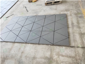 New Zimbabwe Black Granite Triangle Shape Floor & Wall Tile