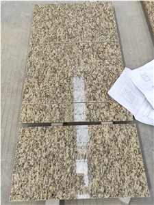 Santa Cecilia Gold Granite Wall Clading for Outside Facade