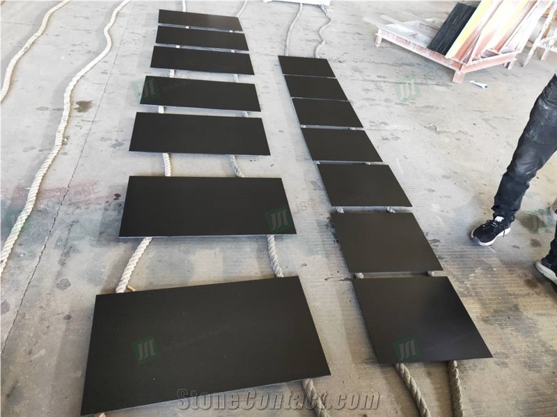 Shanxi Black Granite Composite Tile Floor Covering